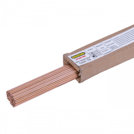Druty TIG do brązów CuSn6 Ø 1,6 1kg